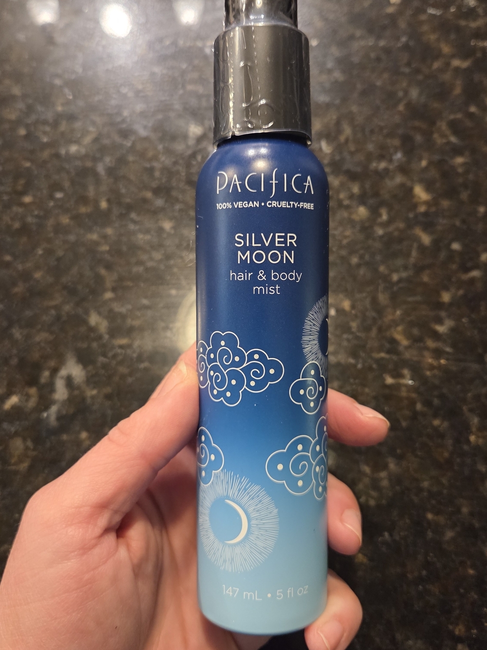 New In Package Pacifica Silver Moon Hair and Body Mist